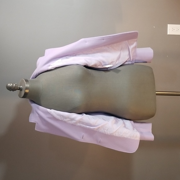 Louben made in Canada wool cashmere mix size 10.  Lavender.  Staple for capsule - Picture 7 of 13